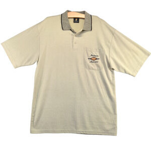Mr. Kangaroo Men's Melbourne Australia Polo Shirt Green 3XL Short Sleeve